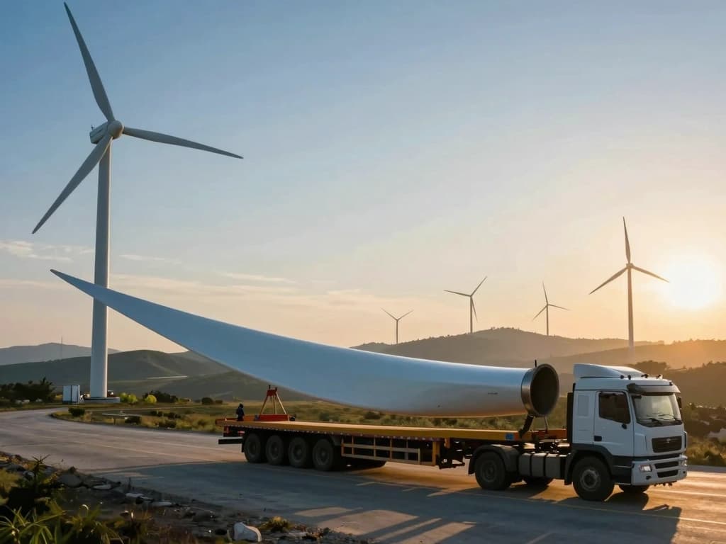 Optimizing Wind Turbine Blade Transportation Logistics for Efficiency